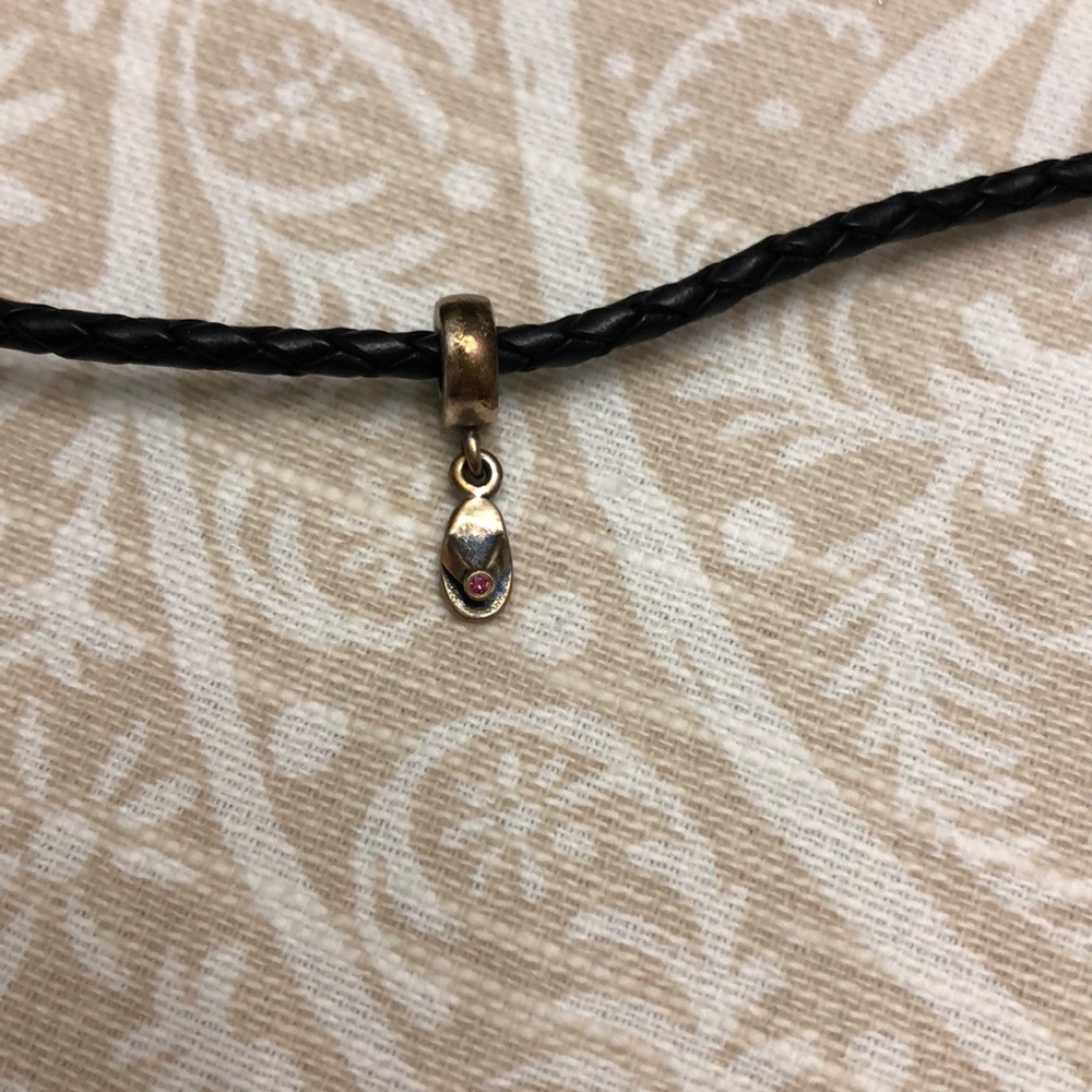 Pandora flip flop charm